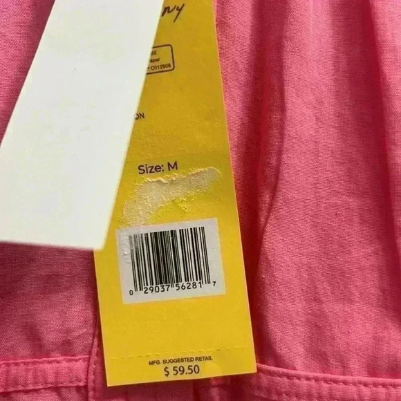 NWT CIRCUS NY JACKLYN WOVEN BUTTON FRONT BANDED COLLAR TOP - Picture 6 of 6